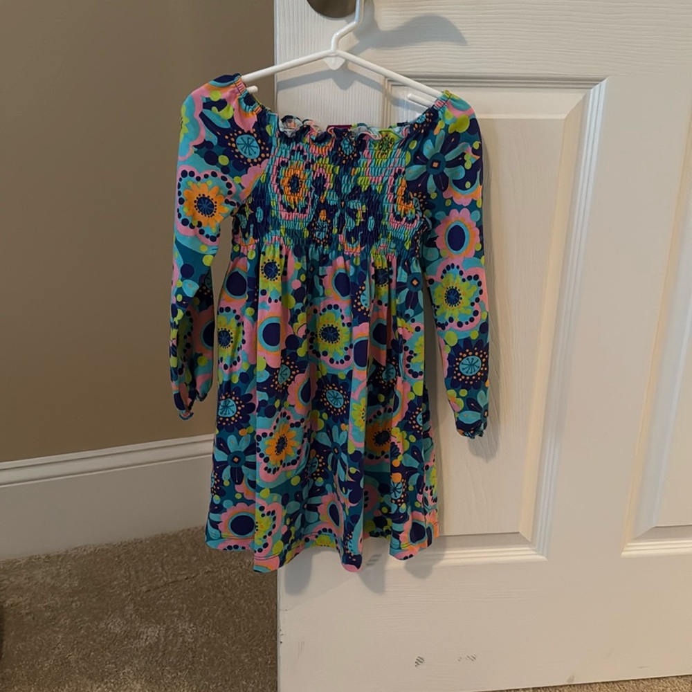 Colorful Floral Kids Dress. Wore few times only. Size 4.